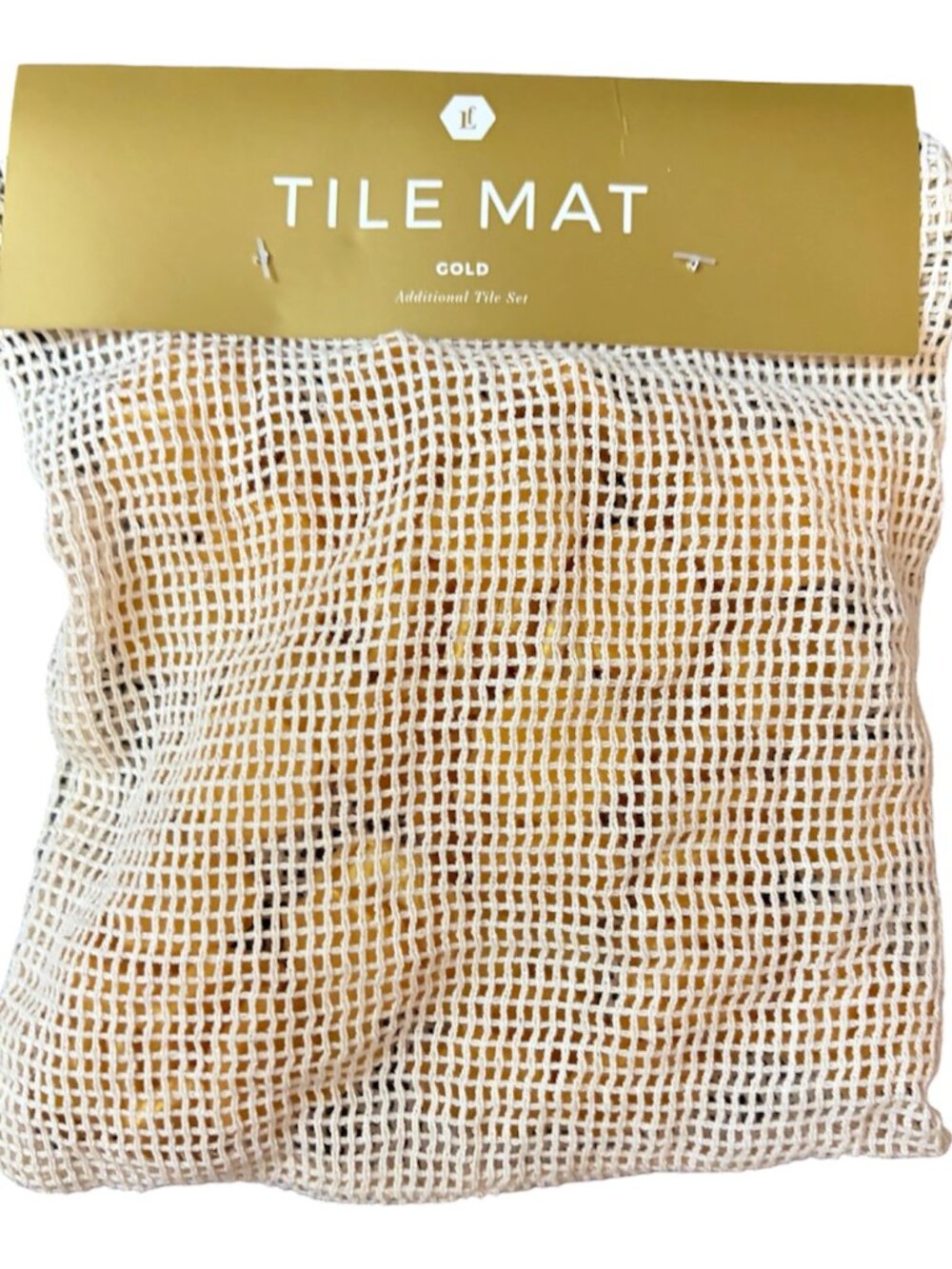 Letterfolk Tile Mat GOLD 75 pcs ADDITIONAL TILE SET Silicone